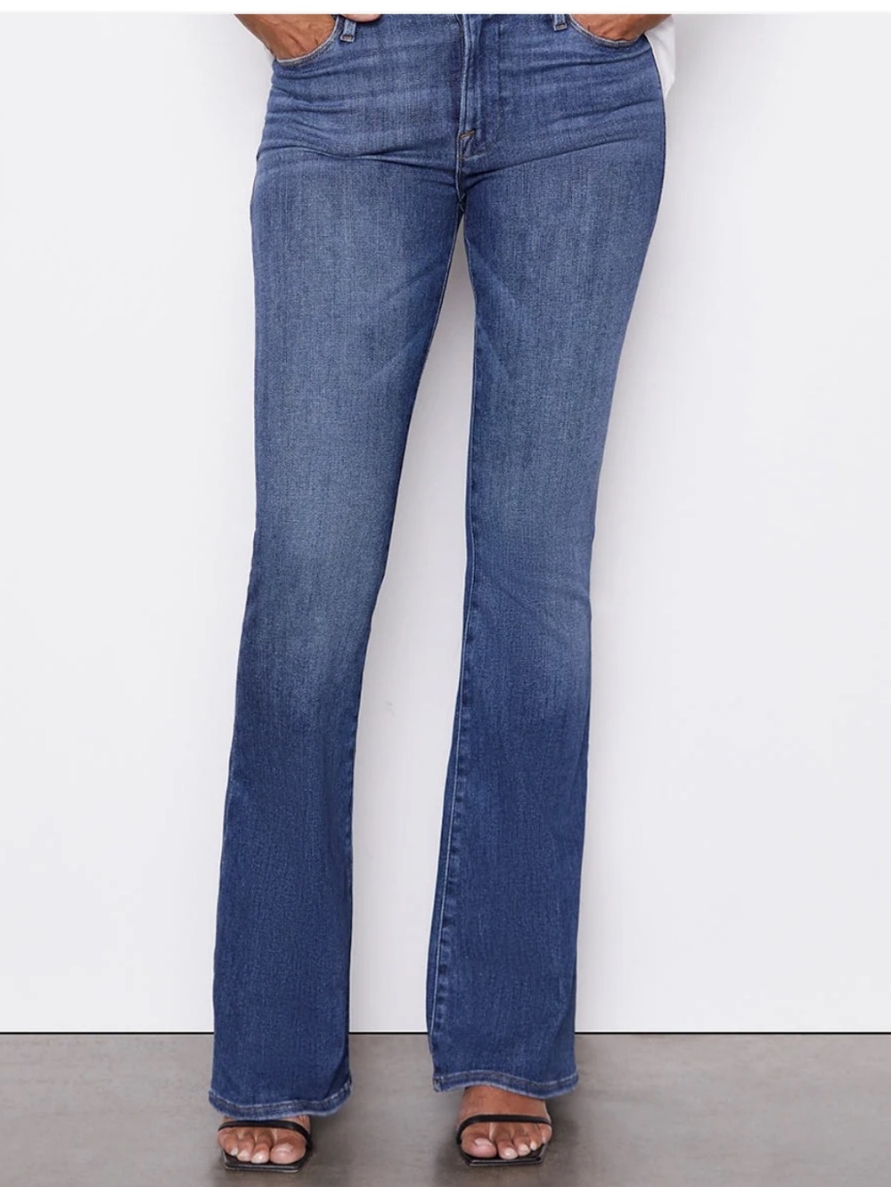 Frame Denim Blue Flared Jeans - Women's